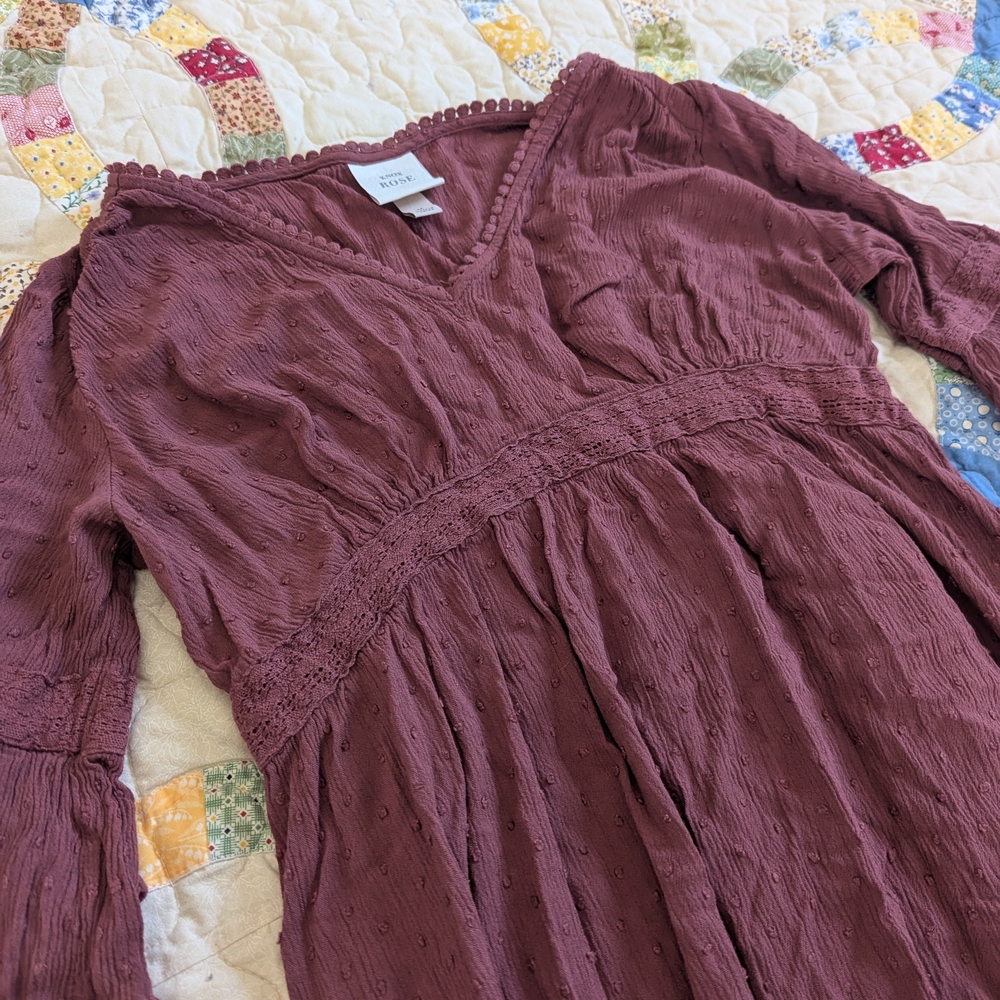 Knox Rose Burgundy Dress